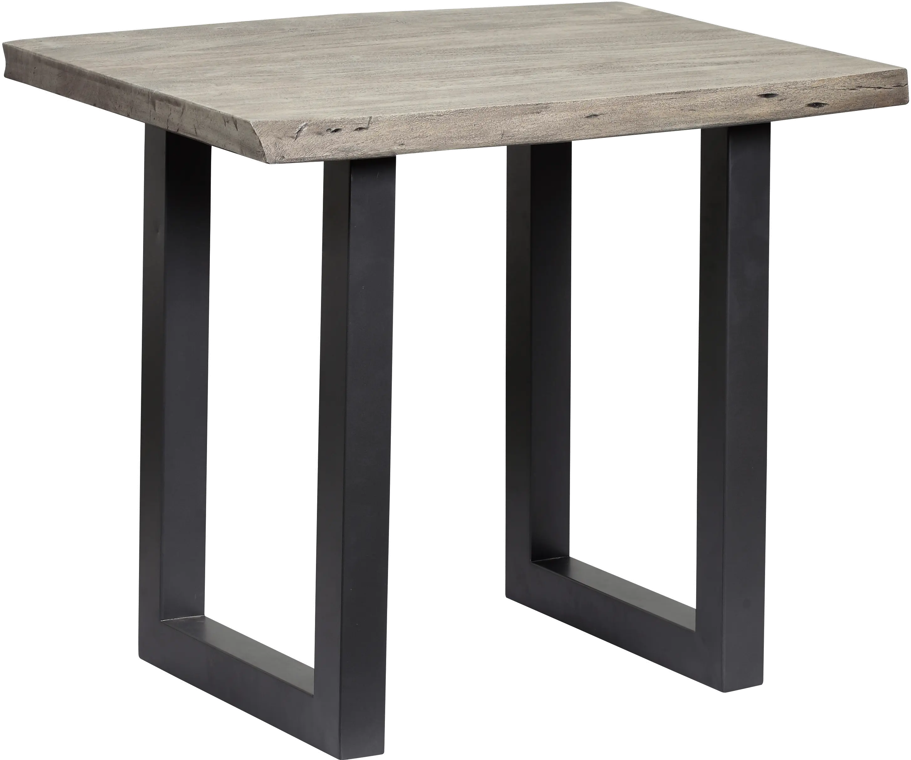 Yukon Industrial Live Edge End Table-2