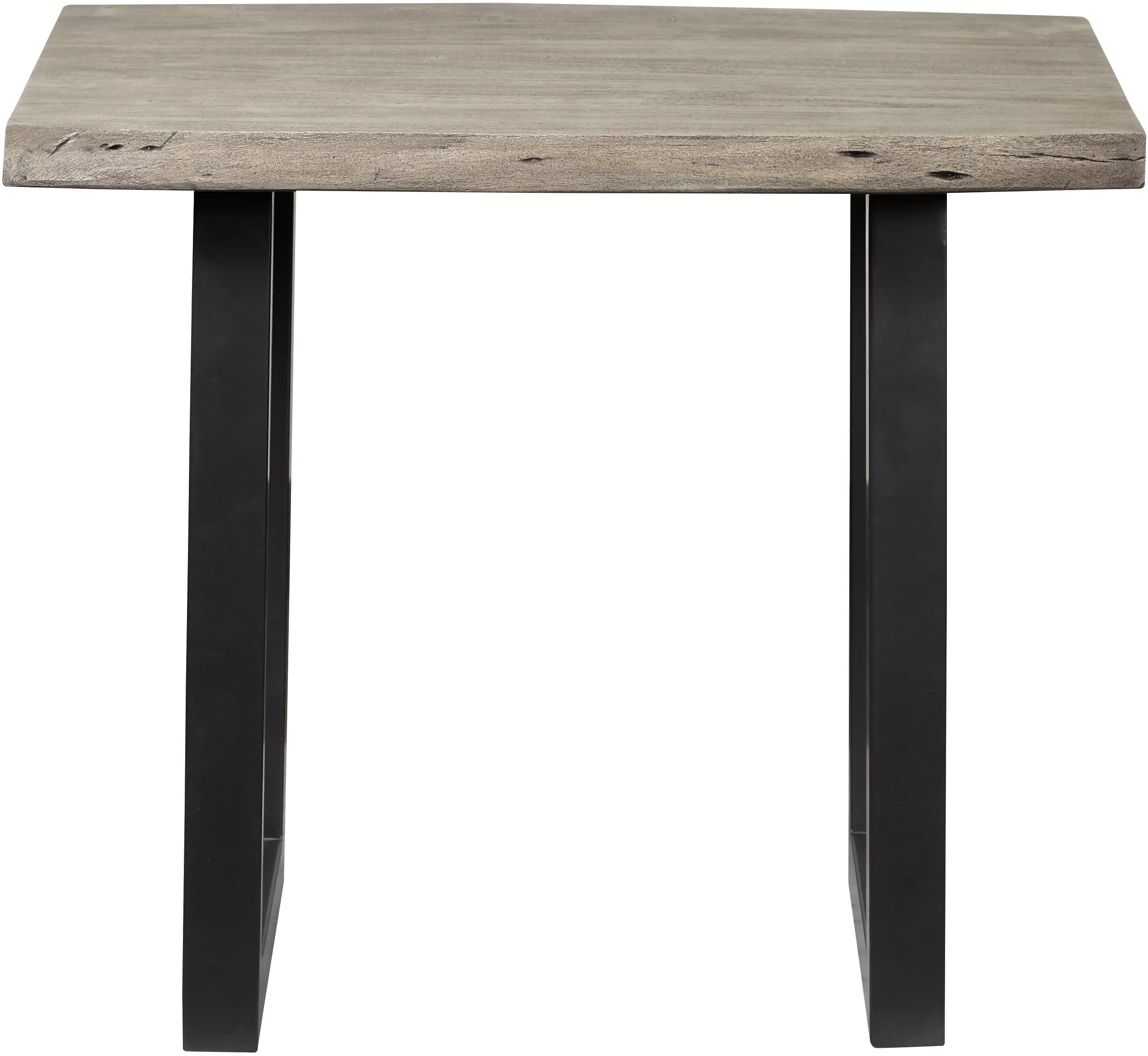Yukon Industrial Live Edge End Table-3