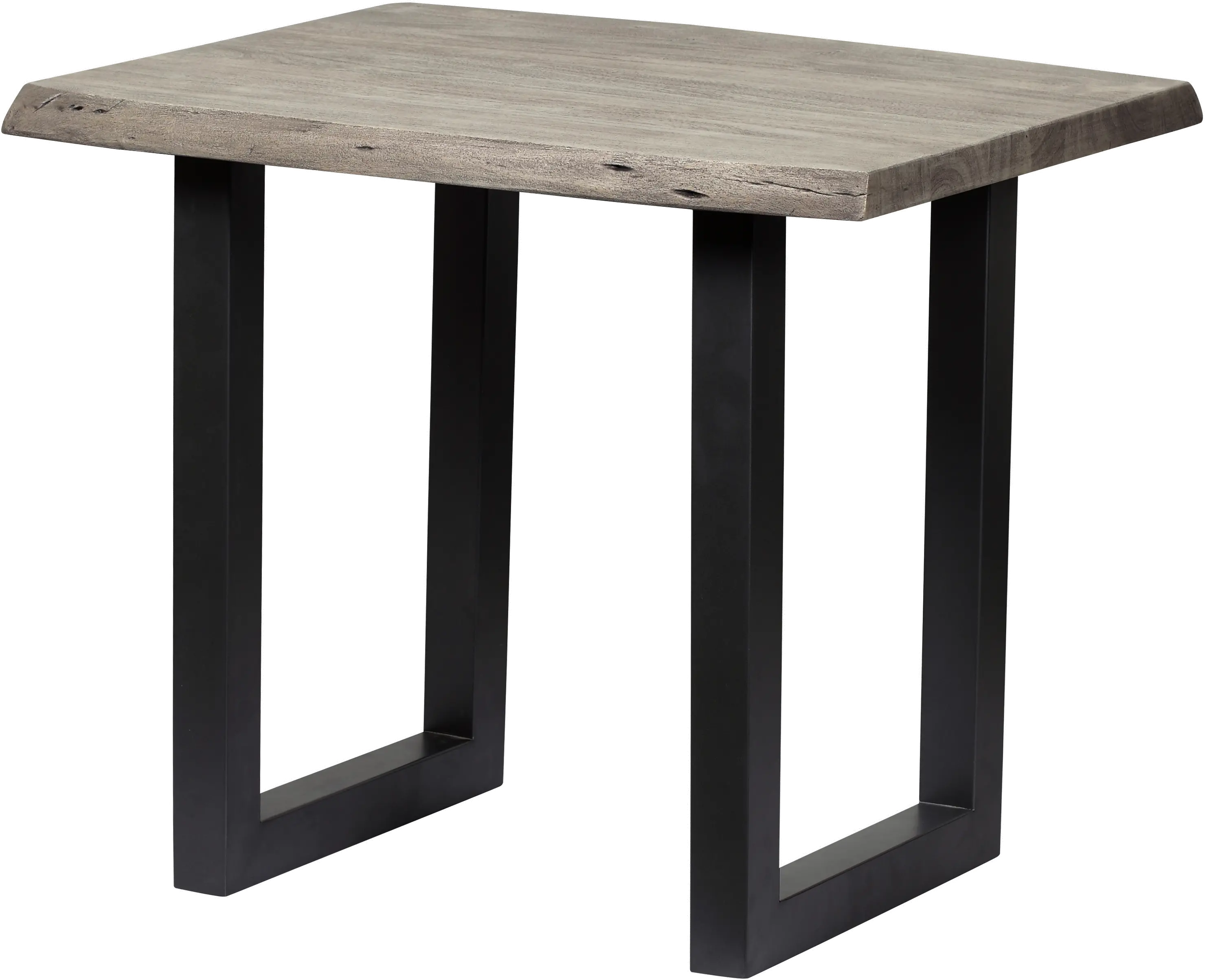 Yukon Industrial Live Edge End Table-4