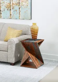 Milford Sierra Brown Accent Table