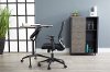 Modern Gray Standing Laptop Cart
