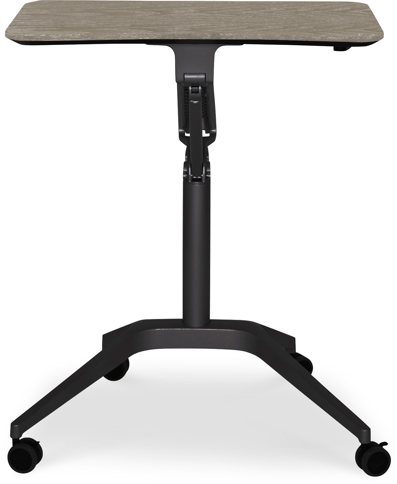 Modern Gray Standing Laptop Cart-5