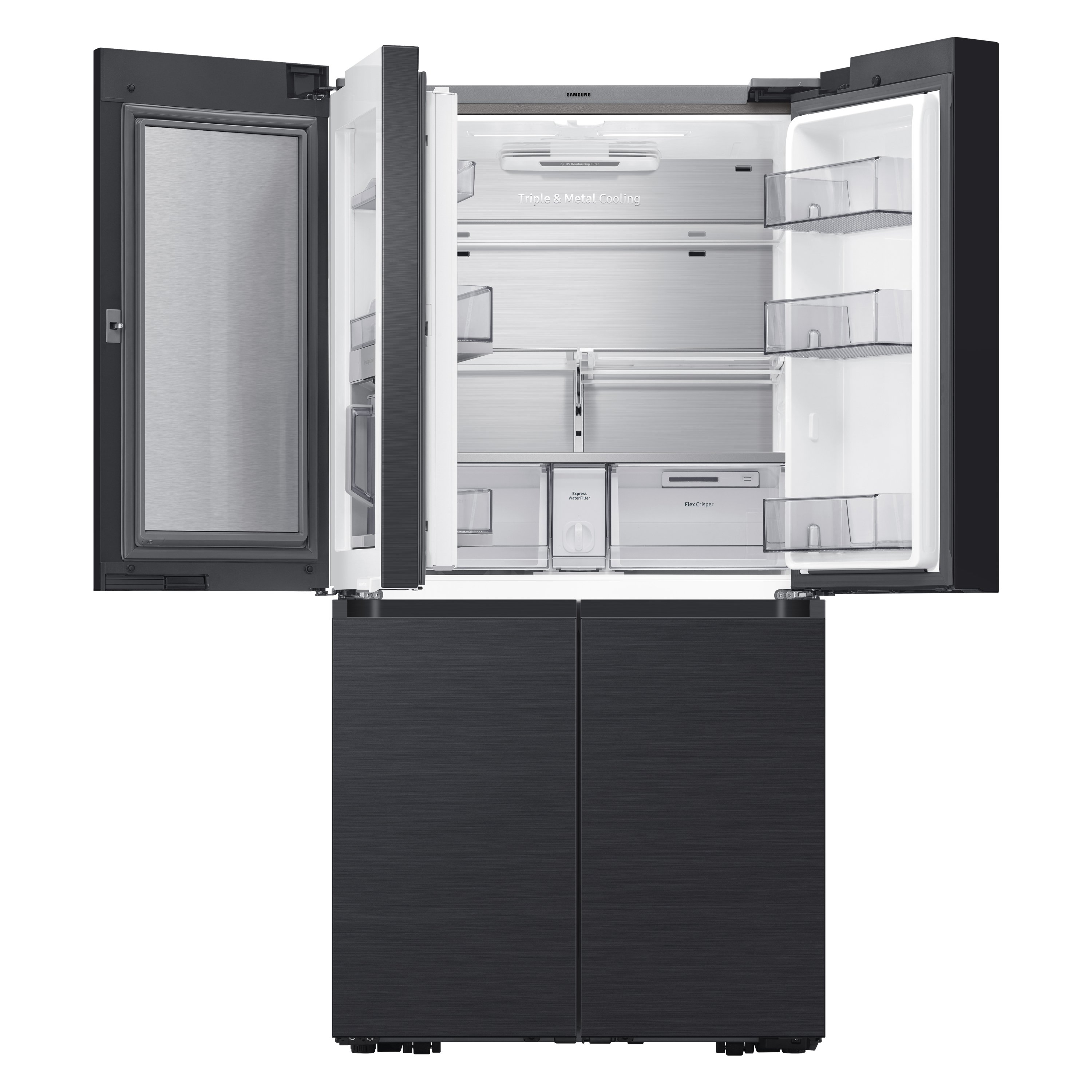 RF23A9675MT Samsung 22.8 cu ft Smart 4-Door Flex Refrigerator - 36 W Matte Black-3