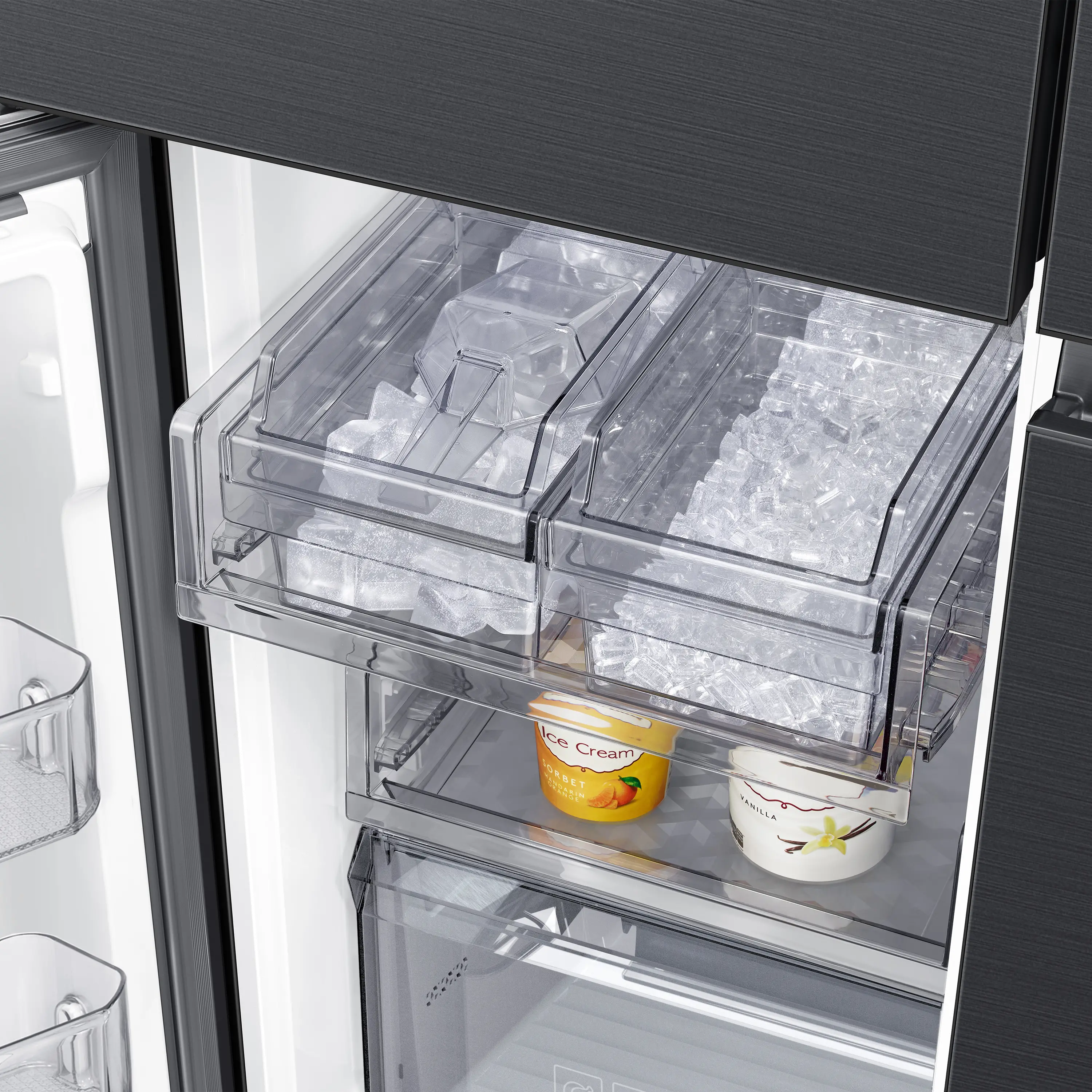 RF23A9675MT Samsung 22.8 cu ft Smart 4 Door Flex Refrigerator - Matte Black-5