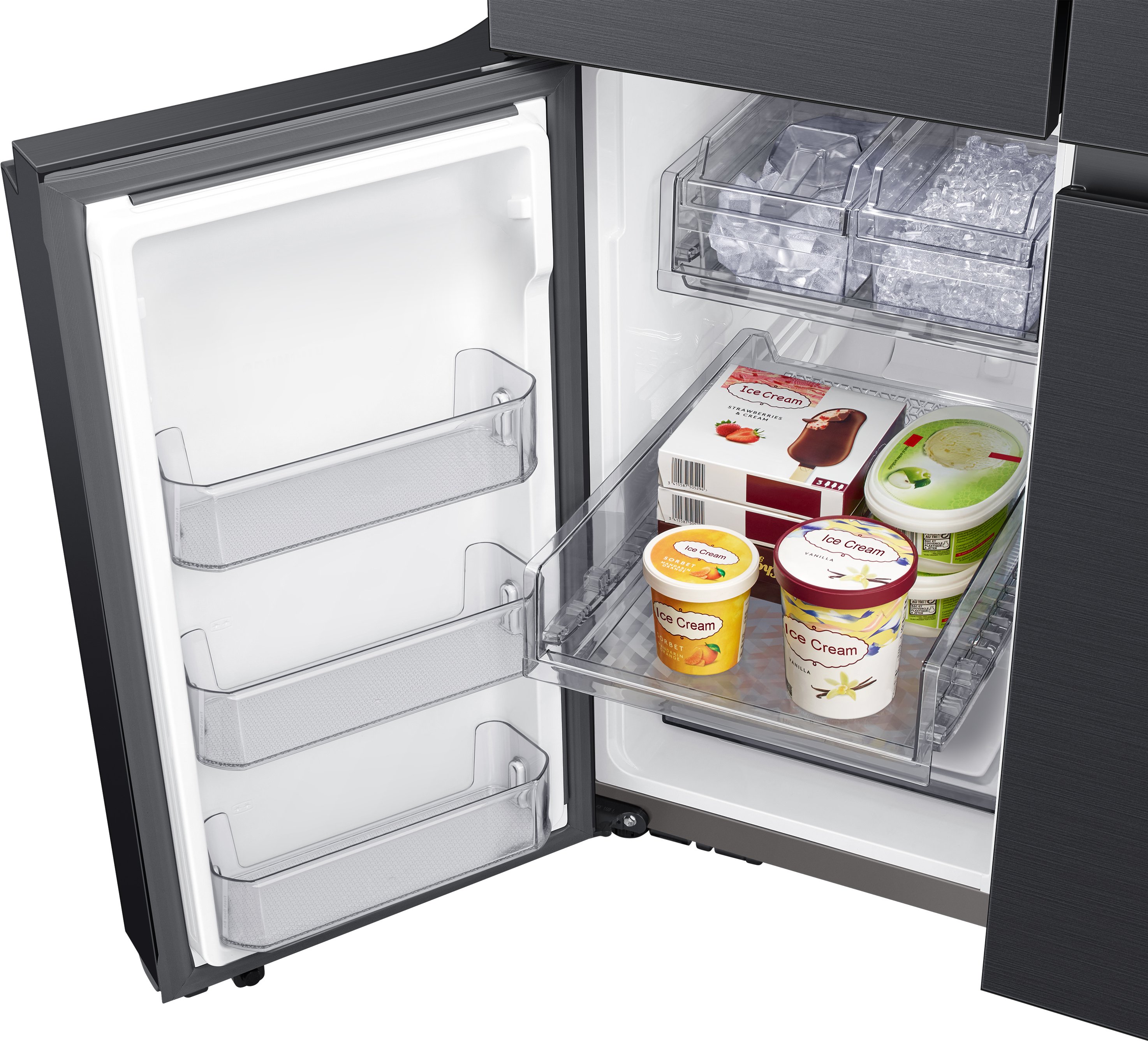 RF29A9675MT Samsung 29 cu ft Smart BESPOKE 4-Door Flex Refrigerator - Matte Black, 36 W-5