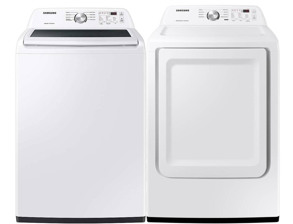 KIT Samsung Gas Laundry Pair - 3200 White-1