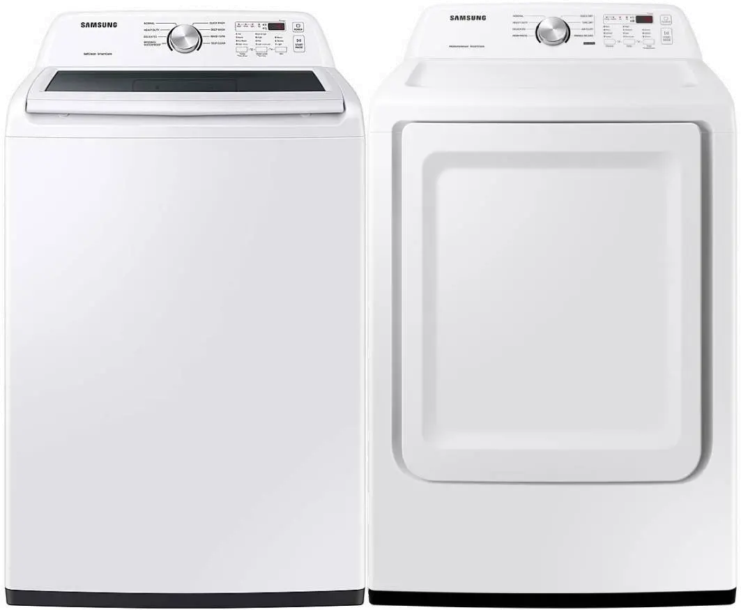 KIT Samsung Gas Laundry Pair - 3200A White-1