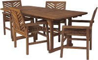 OW5TXVINDB Dark Brown 5 Piece Patio Dining Set-5