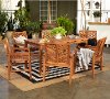 OW7DGVINBR Vincent Light Brown Patio Dining Set