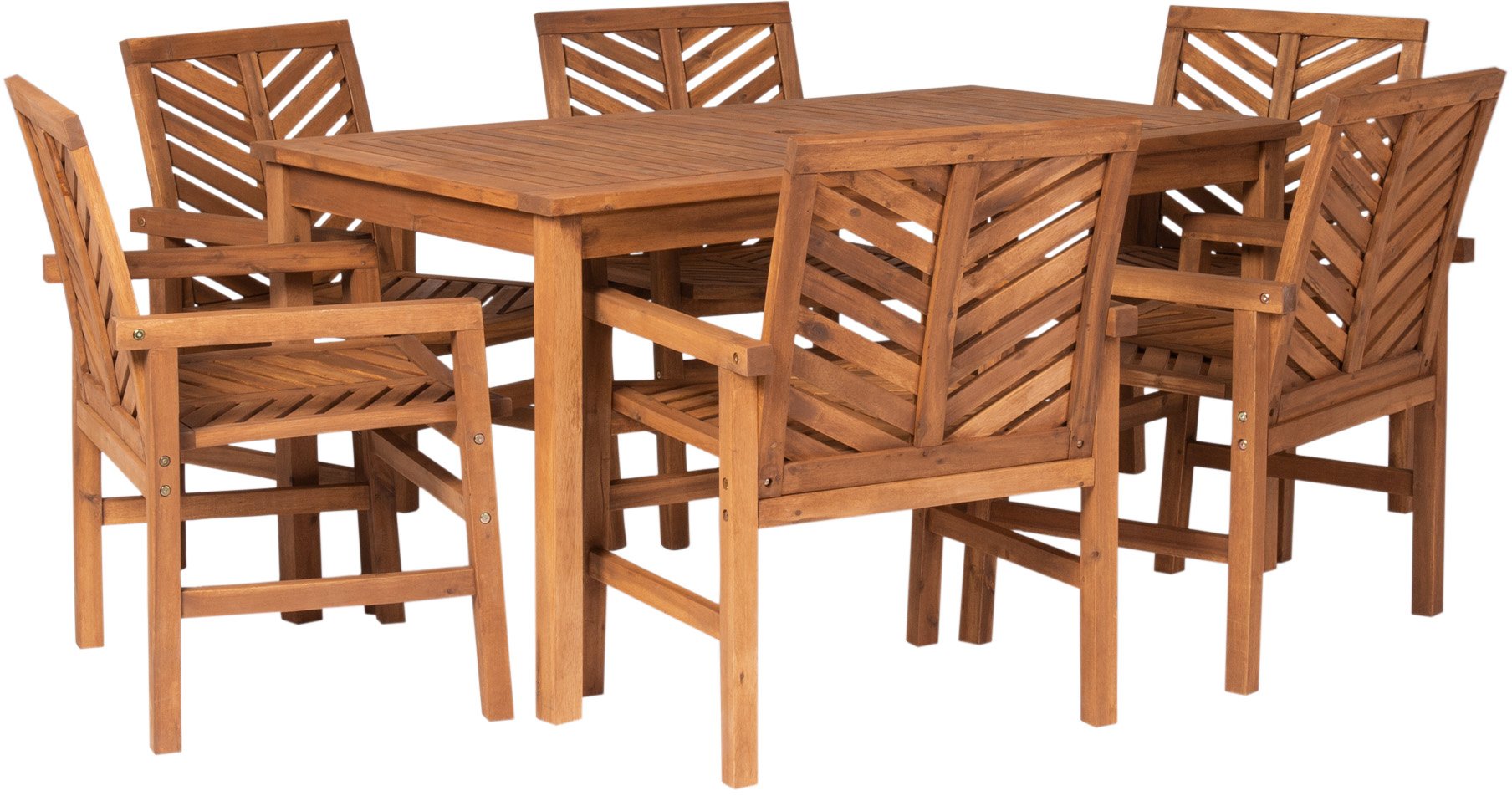 OW7DGVINBR Vincent Light Brown Patio Dining Set-2