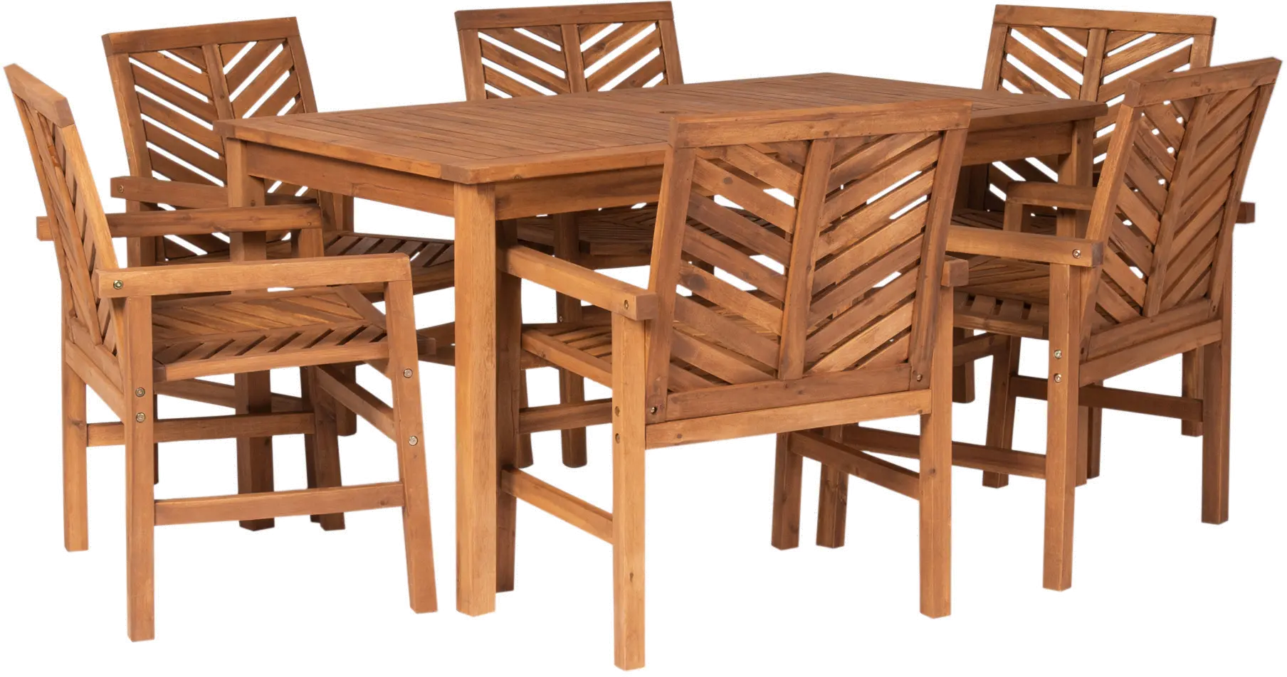 OW7DGVINBR Vincent Light Brown Patio Dining Set-2