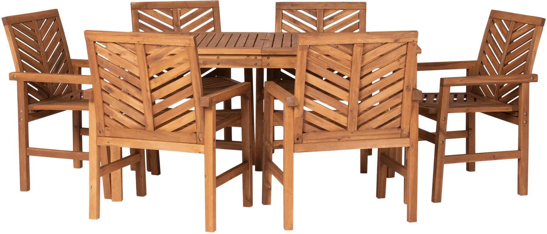 OW7DGVINBR Vincent Light Brown Patio Dining Set-3