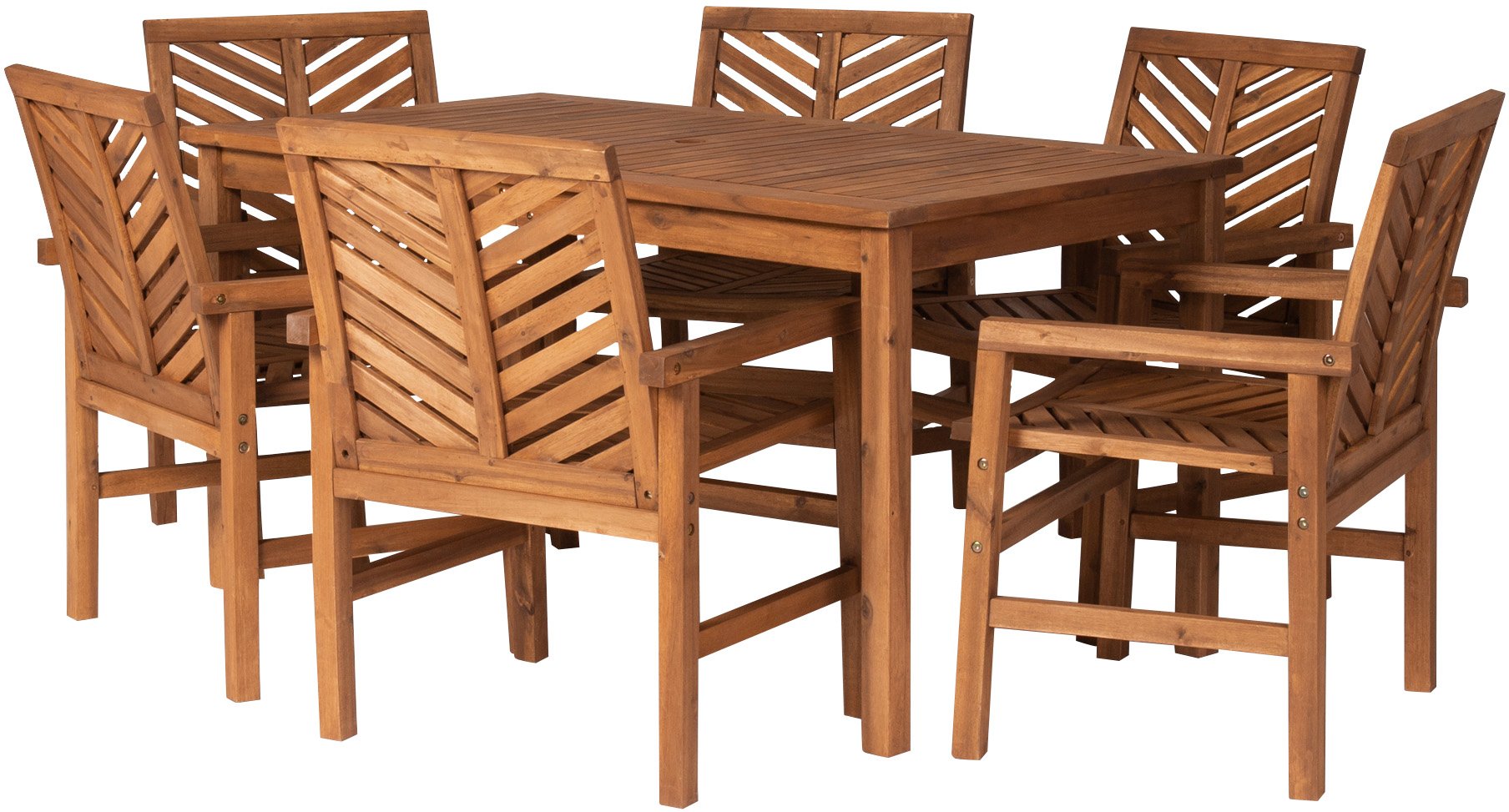 OW7DGVINBR Vincent Light Brown Patio Dining Set-4