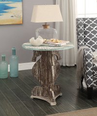 Islander Coastal Multicolor Seahorse Table