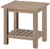 Riverside Burlap Brown Industrial End Table