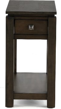 Hartford Gray Chairside Table