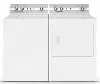 KIT Speed Queen Electric Washer and Dryer Set - 5003, White