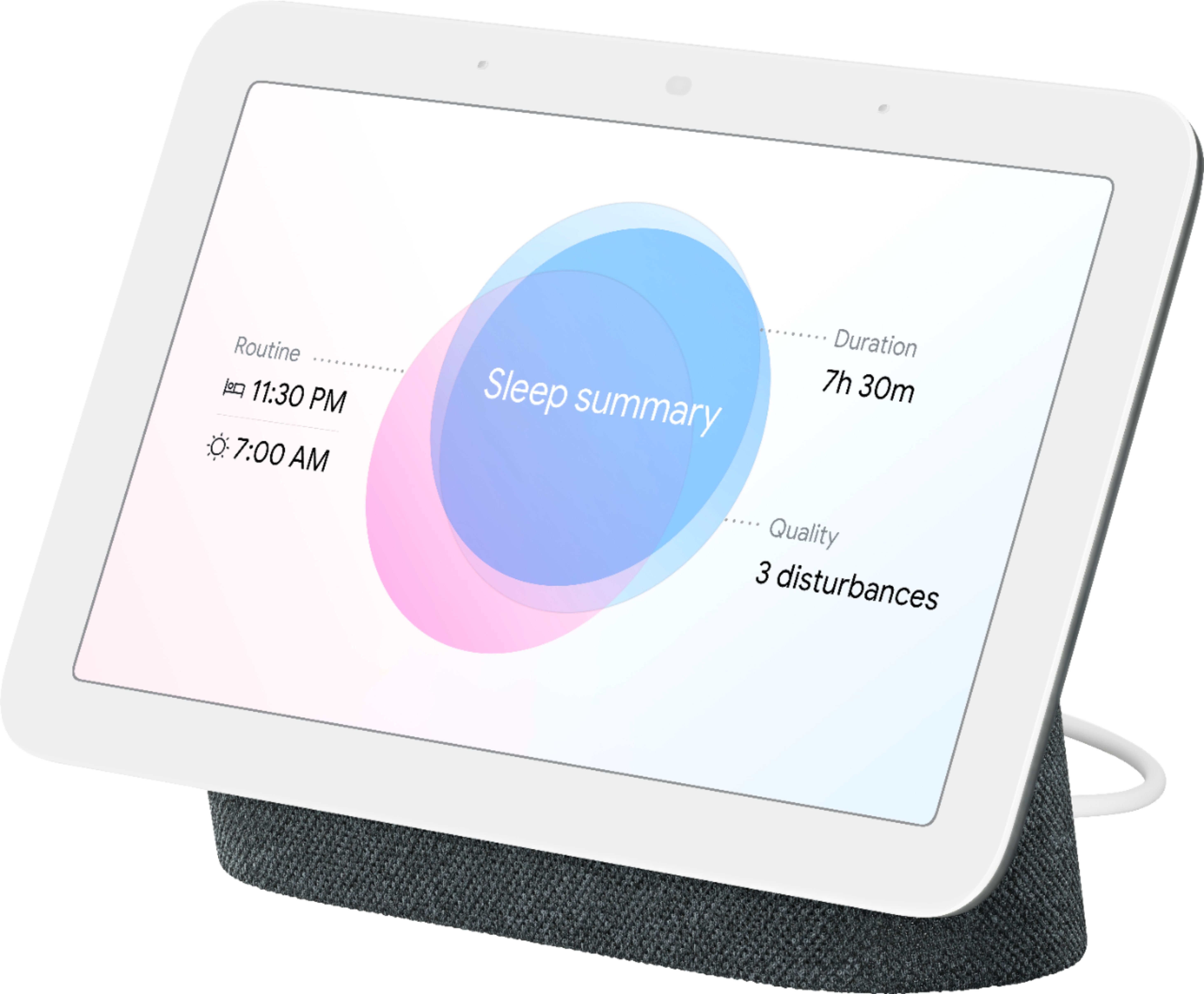 Google Nest Hub (2nd Gen) Smart Display - Charcoal-7