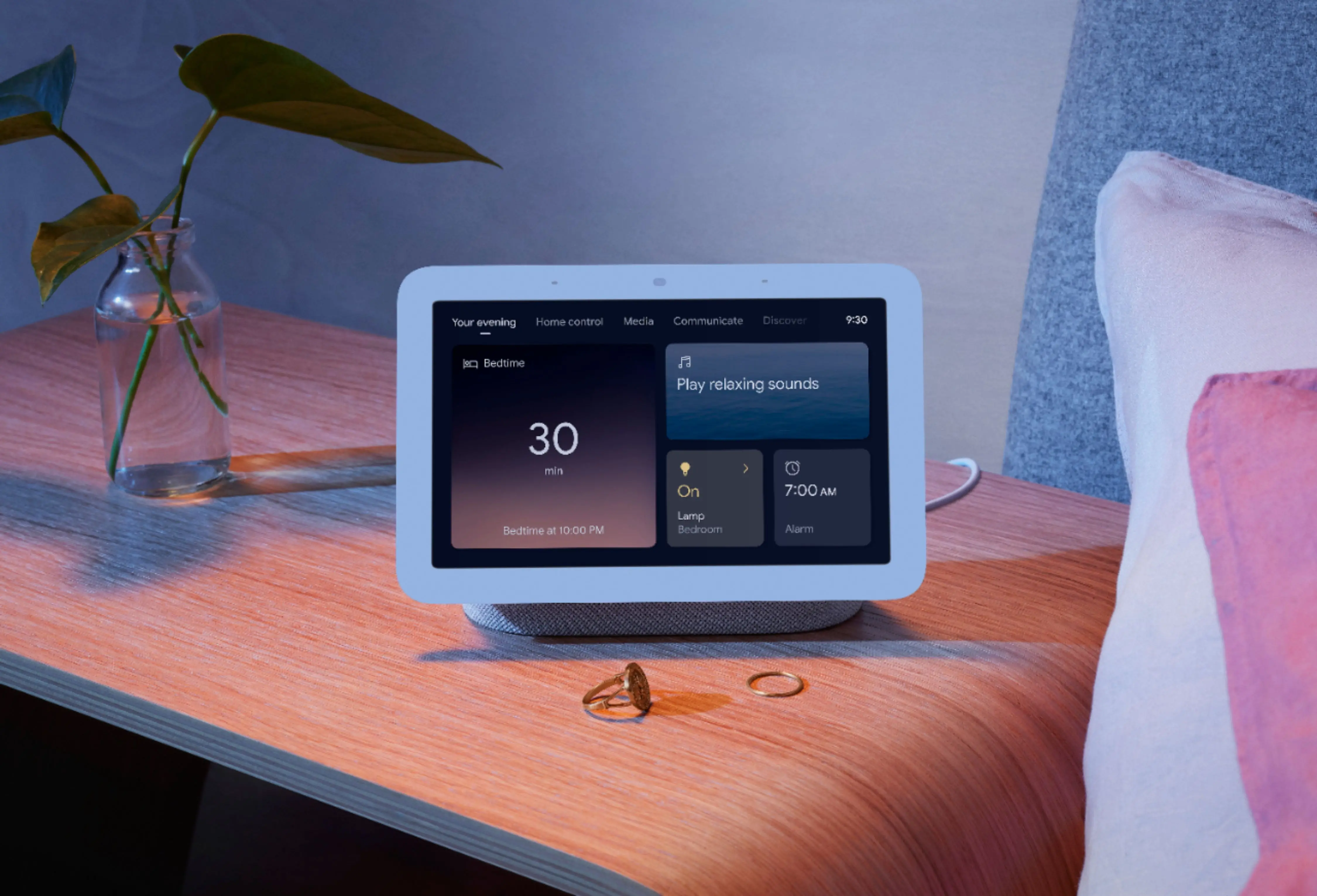 Google Nest Hub (2nd Gen) Smart Display - Chalk-5