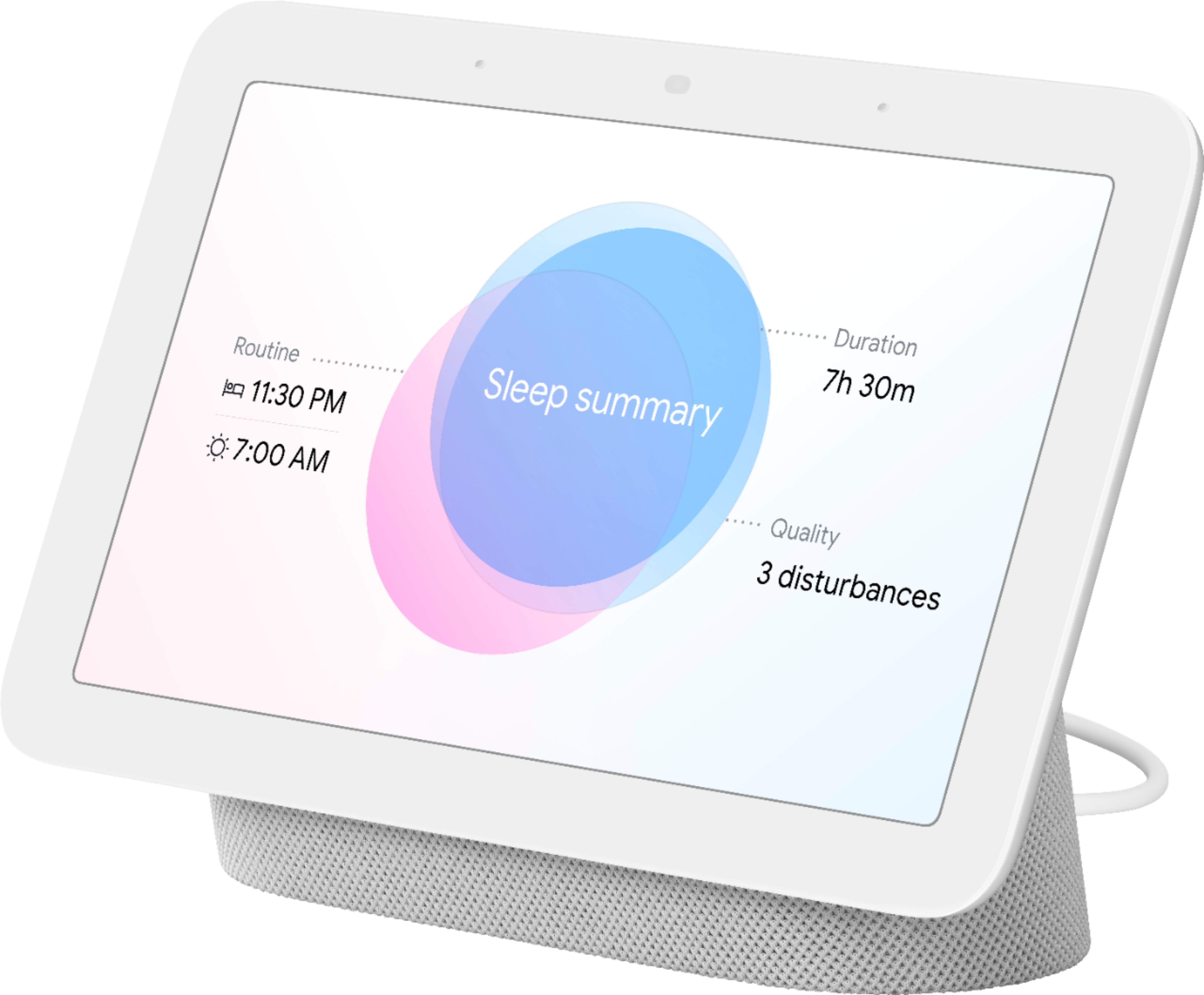 Google Nest Hub (2nd Gen) Smart Display - Chalk-7