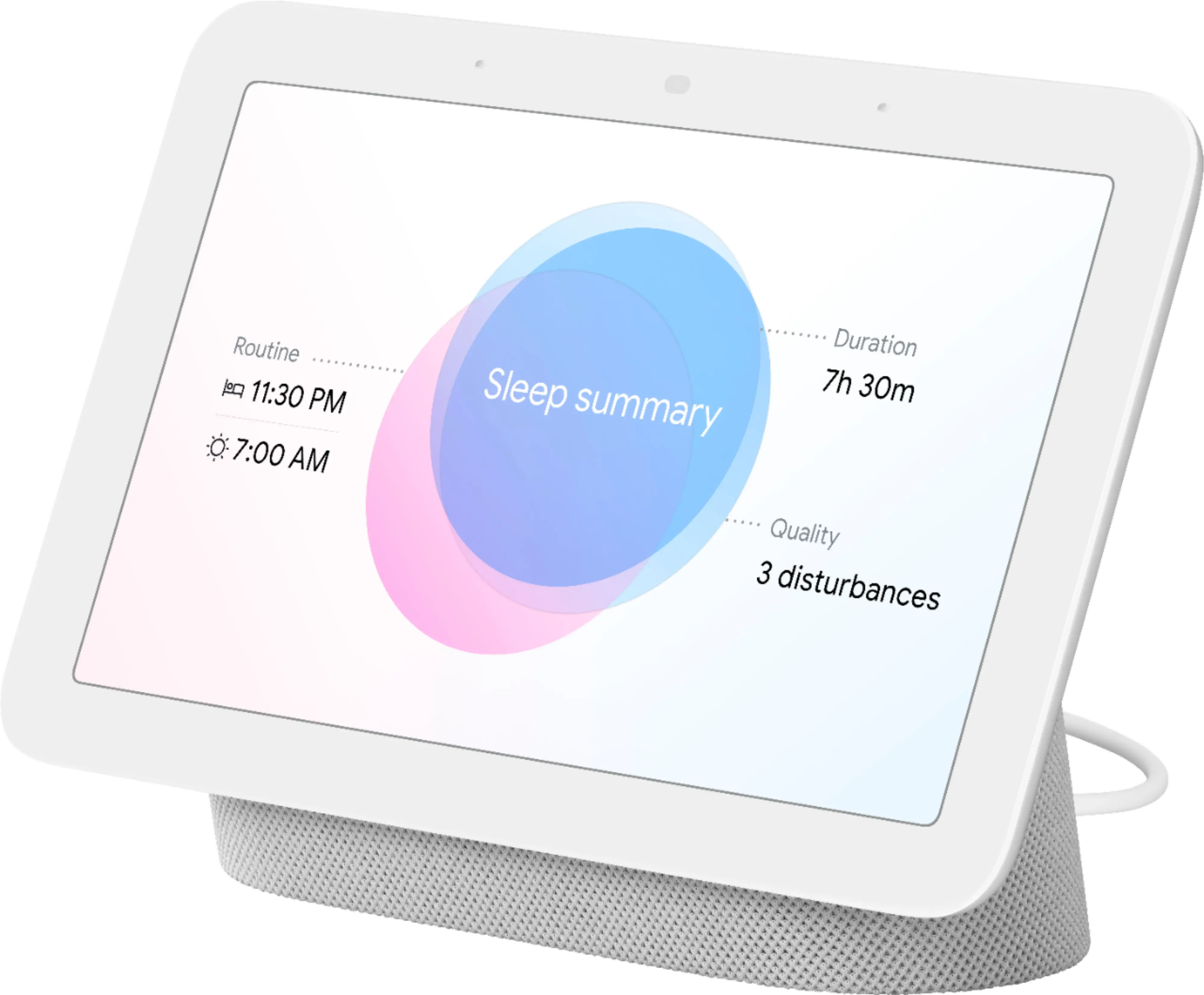 Google Nest Hub (2nd Gen) Smart Display - Chalk-7
