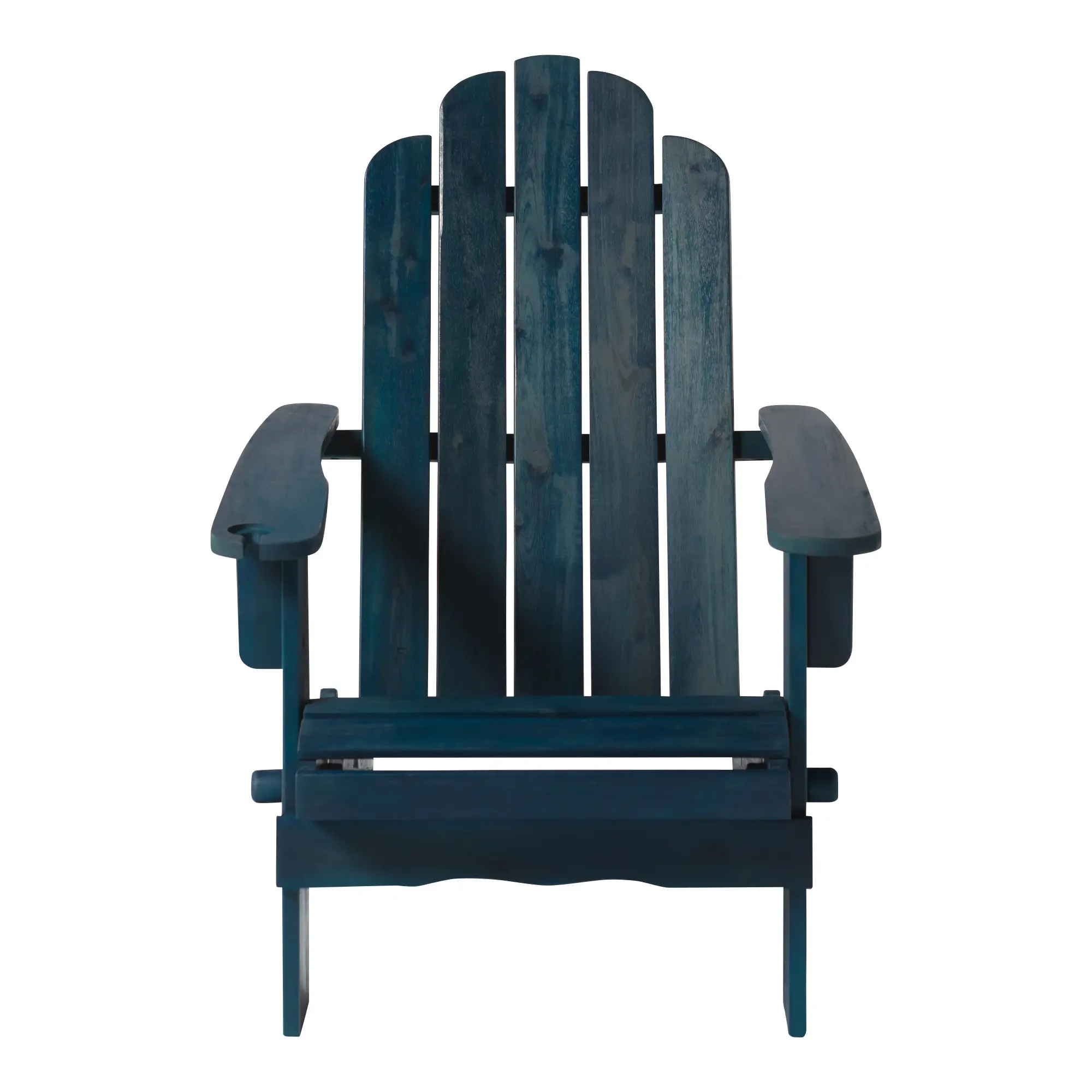 OWACKDBU Navy Wood Adirondack Patio Chair-3