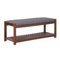 OWB48DGY Dark Brown 48 Patio Bench-3