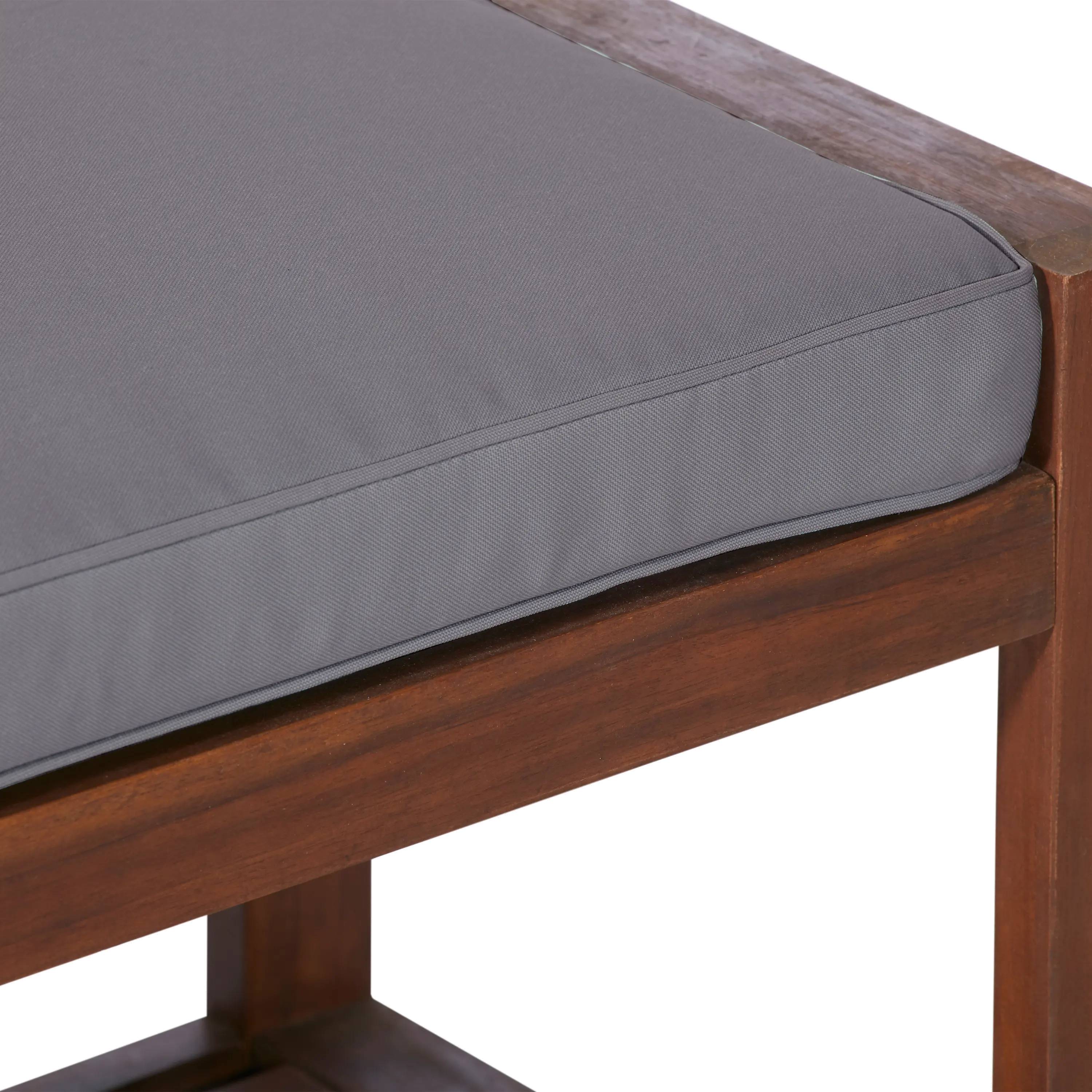 OWB48DGY Dark Brown 48 Patio Bench-5