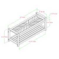 OWB48VINBR Light Brown 48 Patio Storage Bench-6
