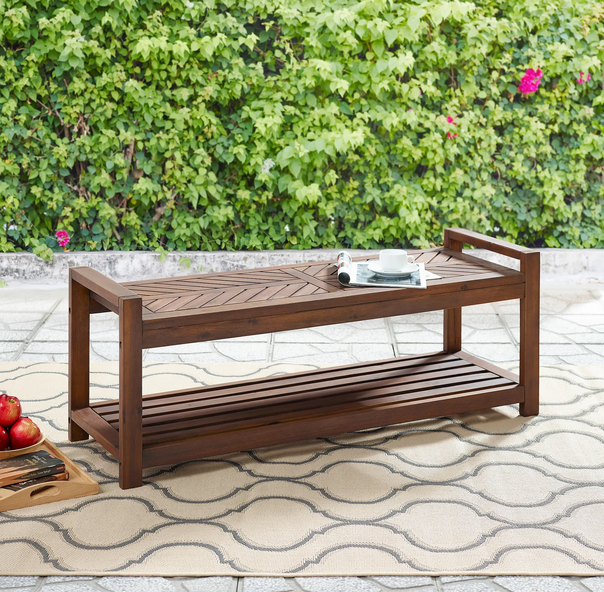 OWB48VINDB Vincent Dark Brown 48 Patio Storage Bench-1
