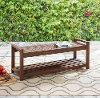 OWB48VINDB Vincent Dark Brown 48 Patio Storage Bench