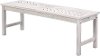 OWB53VINWW Vincent White 53 Patio Dining Bench