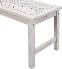 OWB53VINWW White 53 Patio Dining Bench-3
