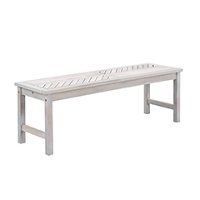 OWB53VINWW White 53 Patio Dining Bench-5