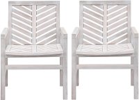 OWC2VINWW Set of 2 White Patio Chairs-2