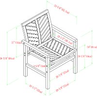 OWC2VINWW Set of 2 White Patio Chairs-4