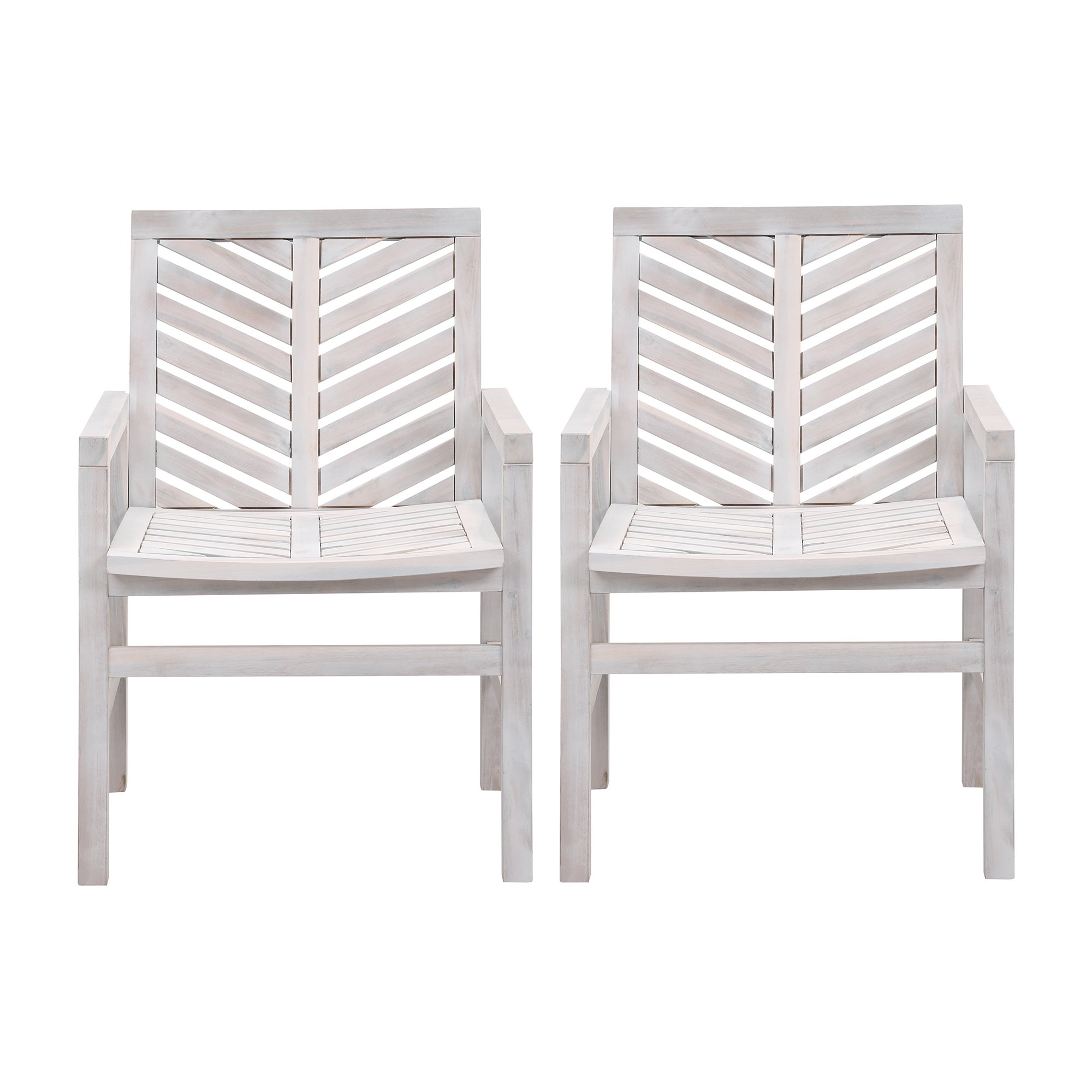 OWC2VINWW Vincent White Patio Chairs, Set of 2-2