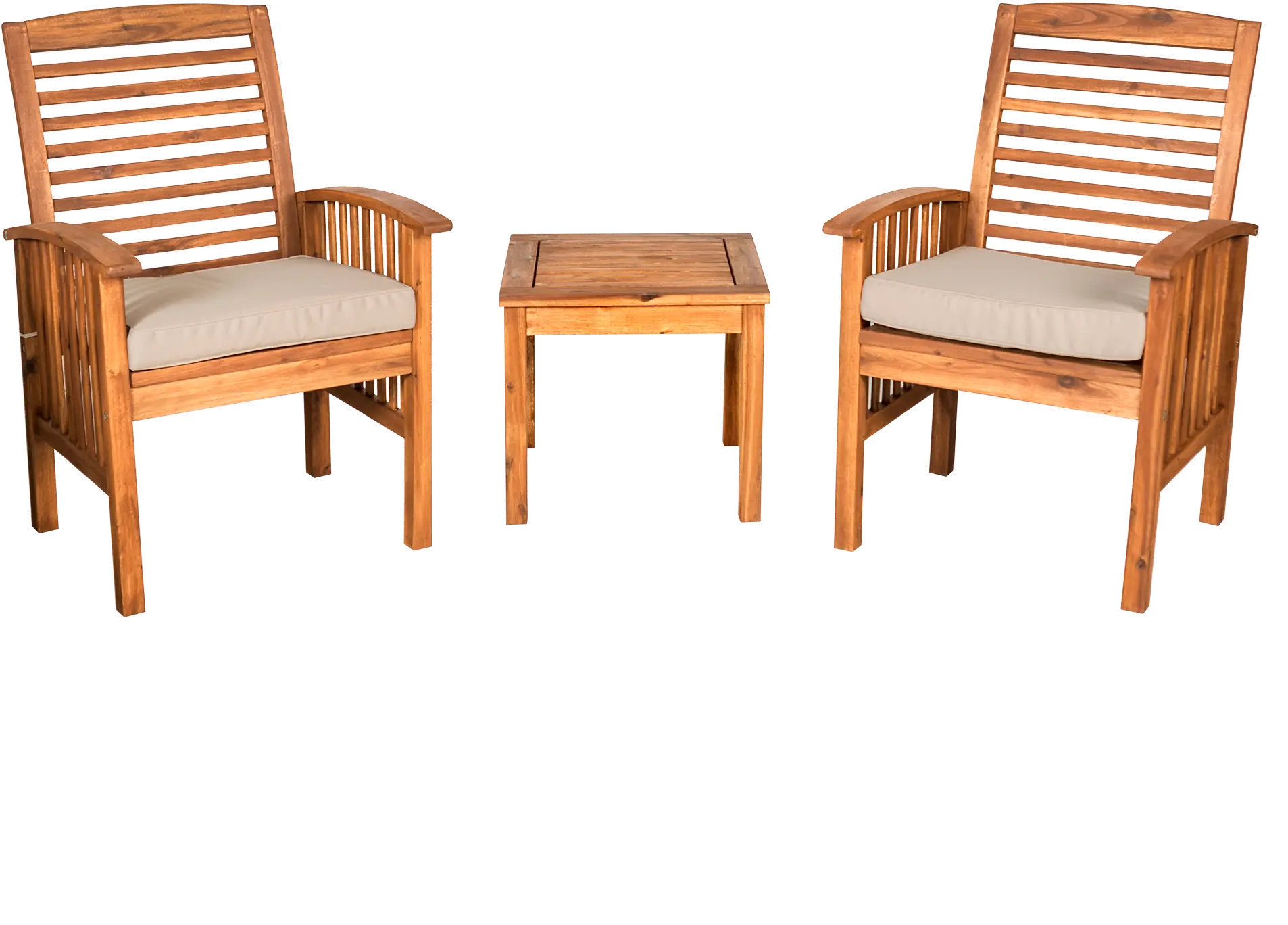 OWC3CGBR Light Brown Patio Chairs and Side Table Set-2