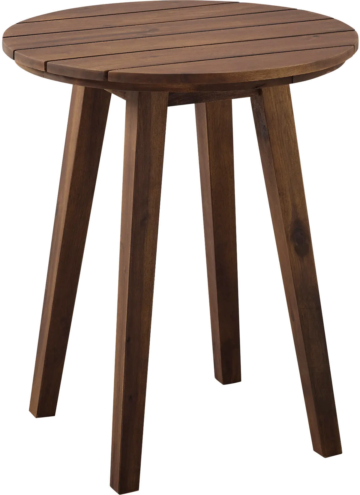 OWCLSTDB Dark Brown Round Patio Side Table-4