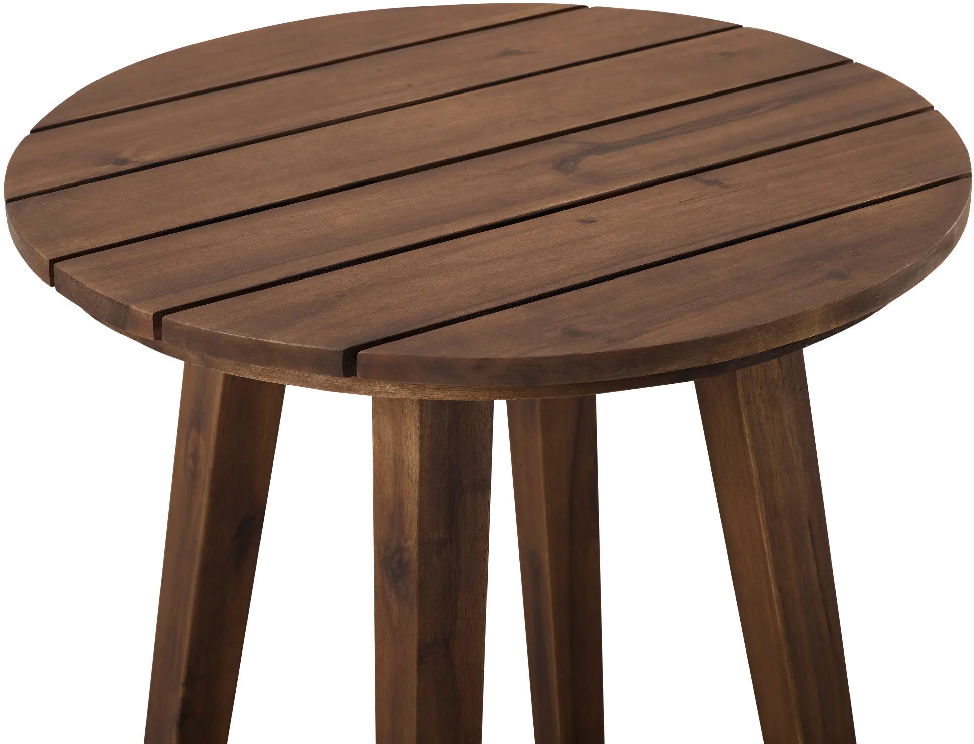 OWCLSTDB Dark Brown Round Patio Side Table-5