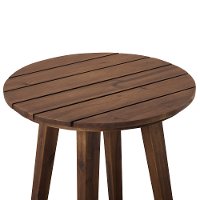 OWCLSTDB Dark Brown Round Patio Side Table-5
