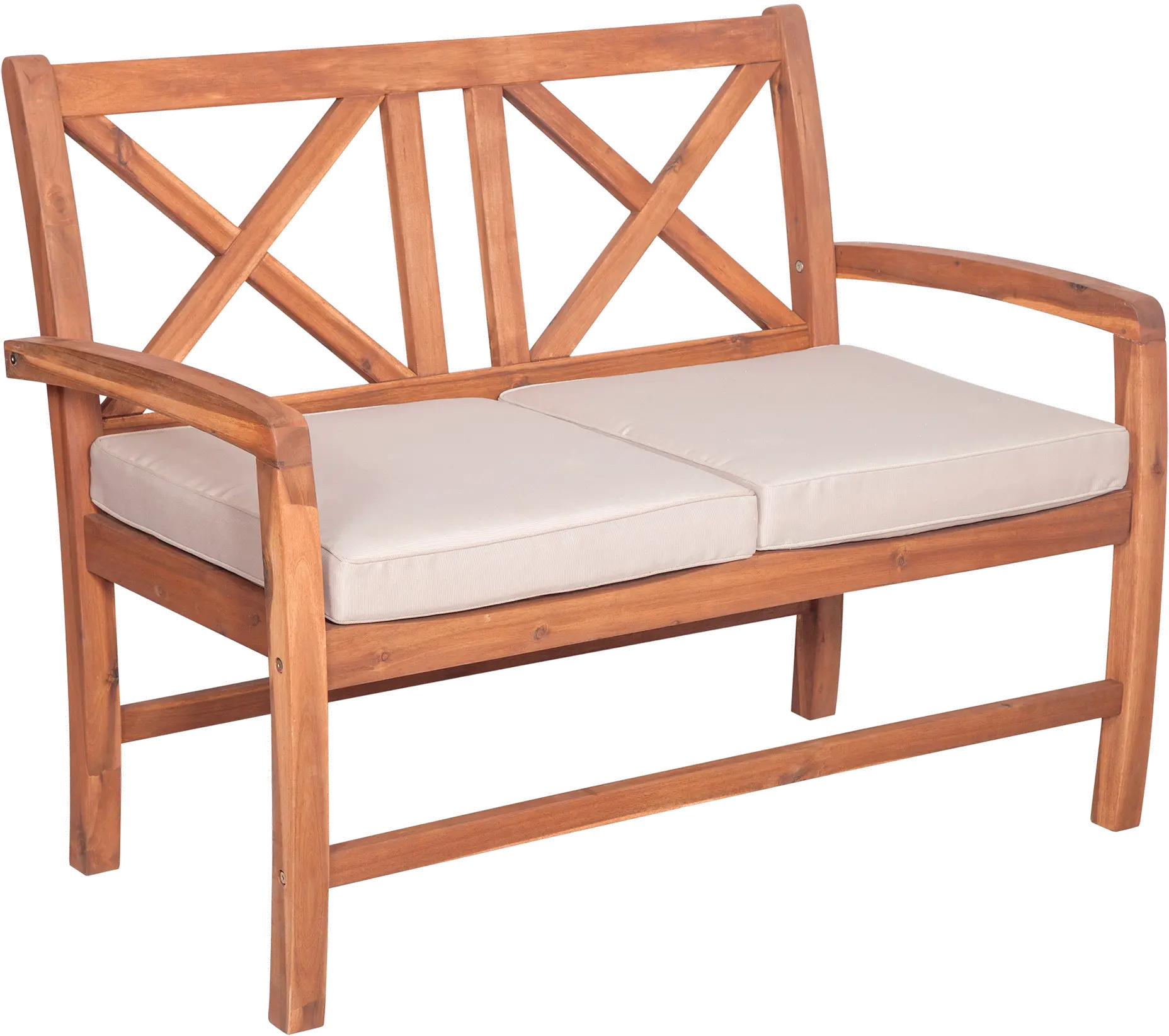 OWXBLSBR Brown Patio X-Back Loveseat-4
