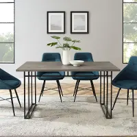 TW60MDNGH Industrial Gray Dining Room Table - Shirley