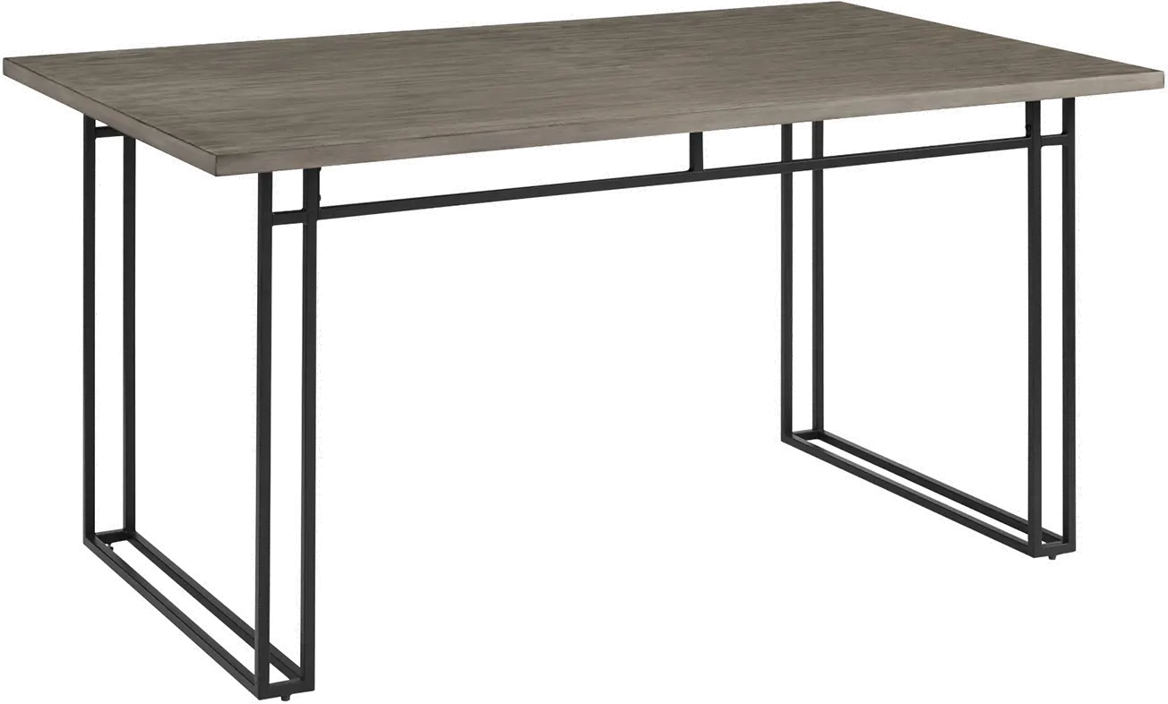 TW60MDNGH Industrial Gray Dining Room Table - Shirley-3