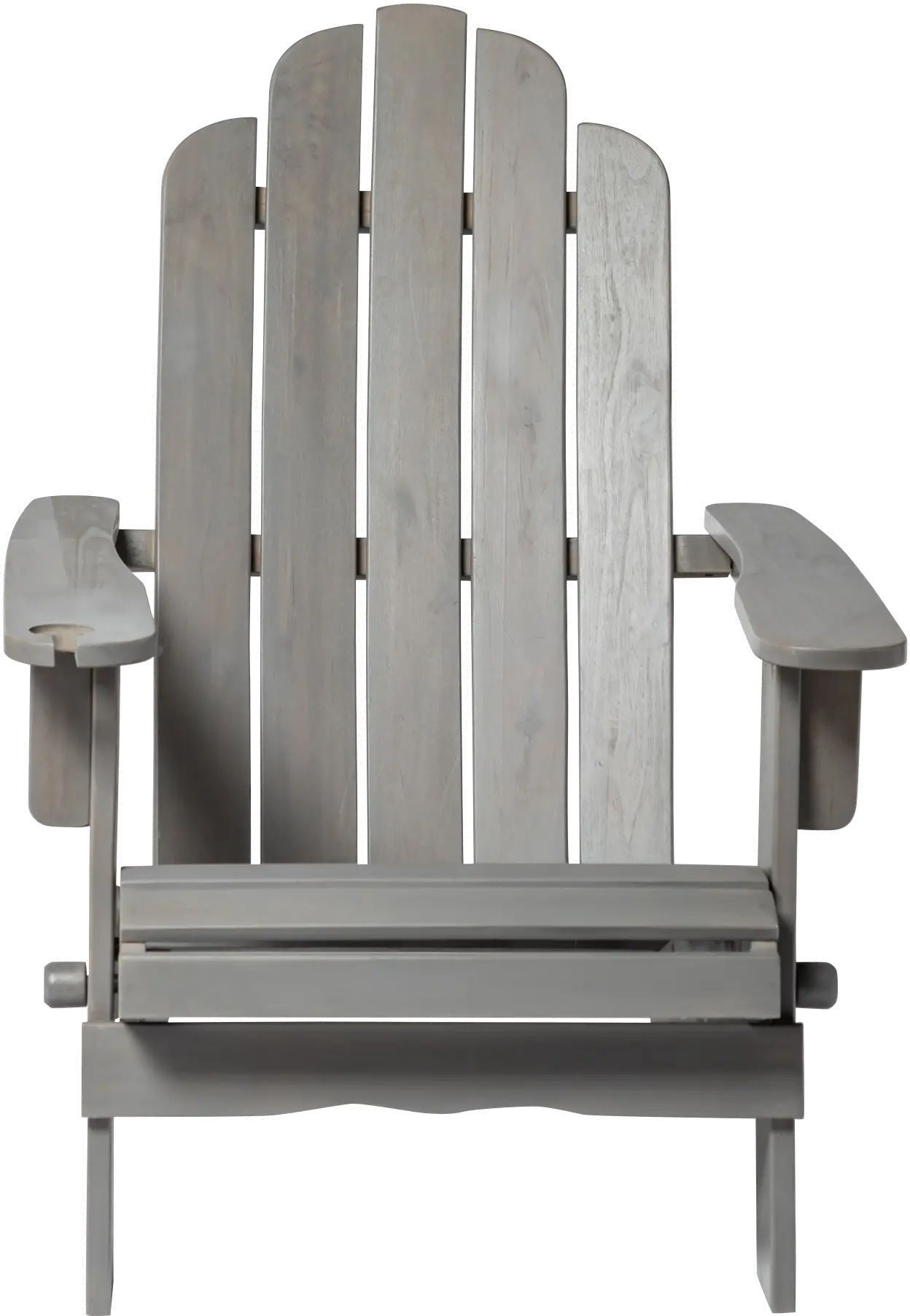 OWACKDGW Gray Wash Wood Adirondack Patio Chair-3
