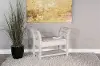 Marble White Mahogany Bench