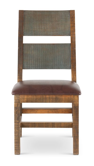 Rustic Brown Dining Room Chair - Antique