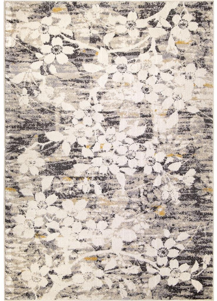 9501/5X8 Studio 5 x 8 Asian Garden Light Gray Area Rug-1