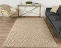 GR1LA5X8/GORBEA-LATE Gorbea 5 x 8 Latte Wool Area Rug