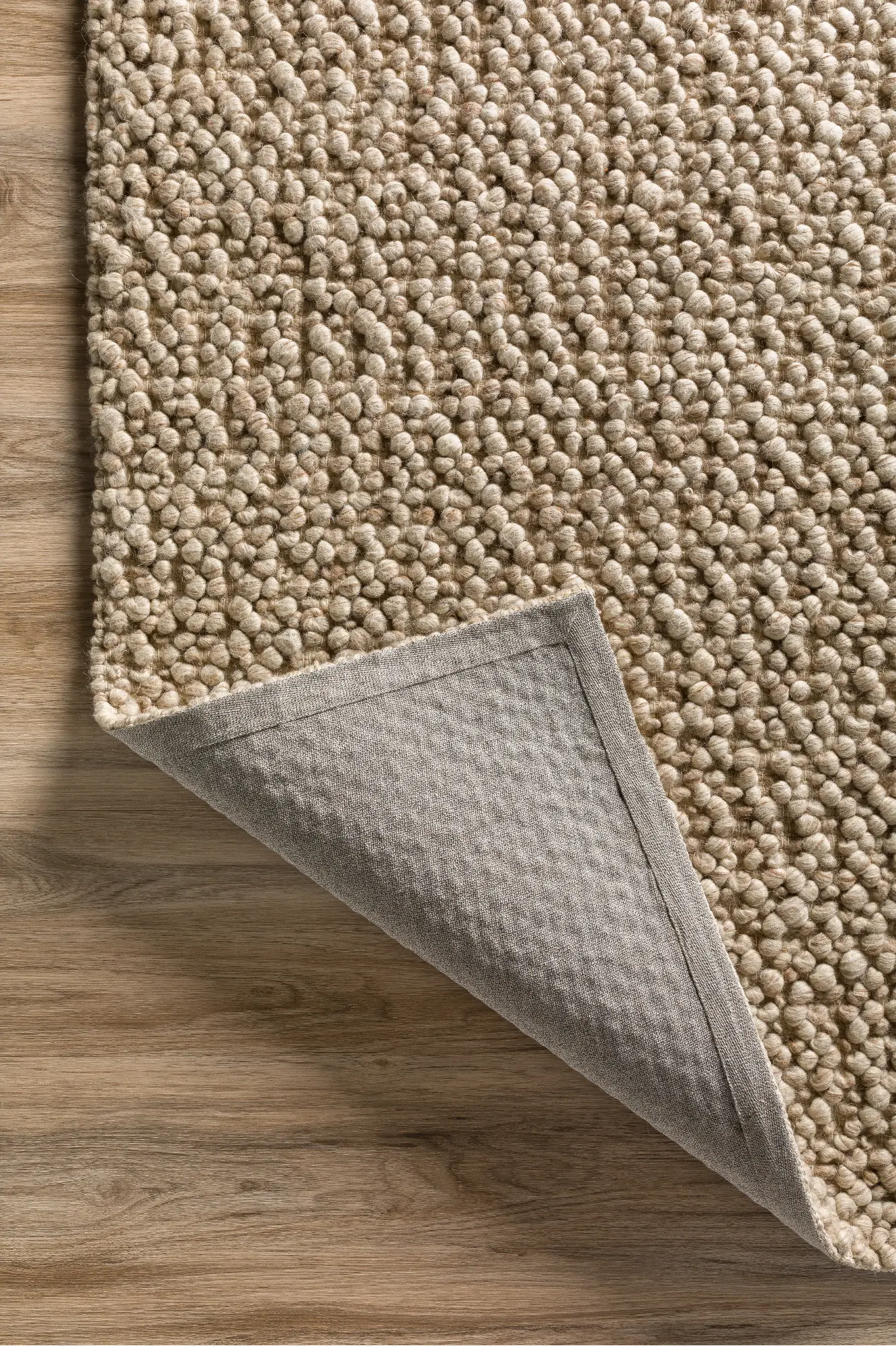 GR1LA5X8 Gorbea 5' x 8' Latte Wool Area Rug-6